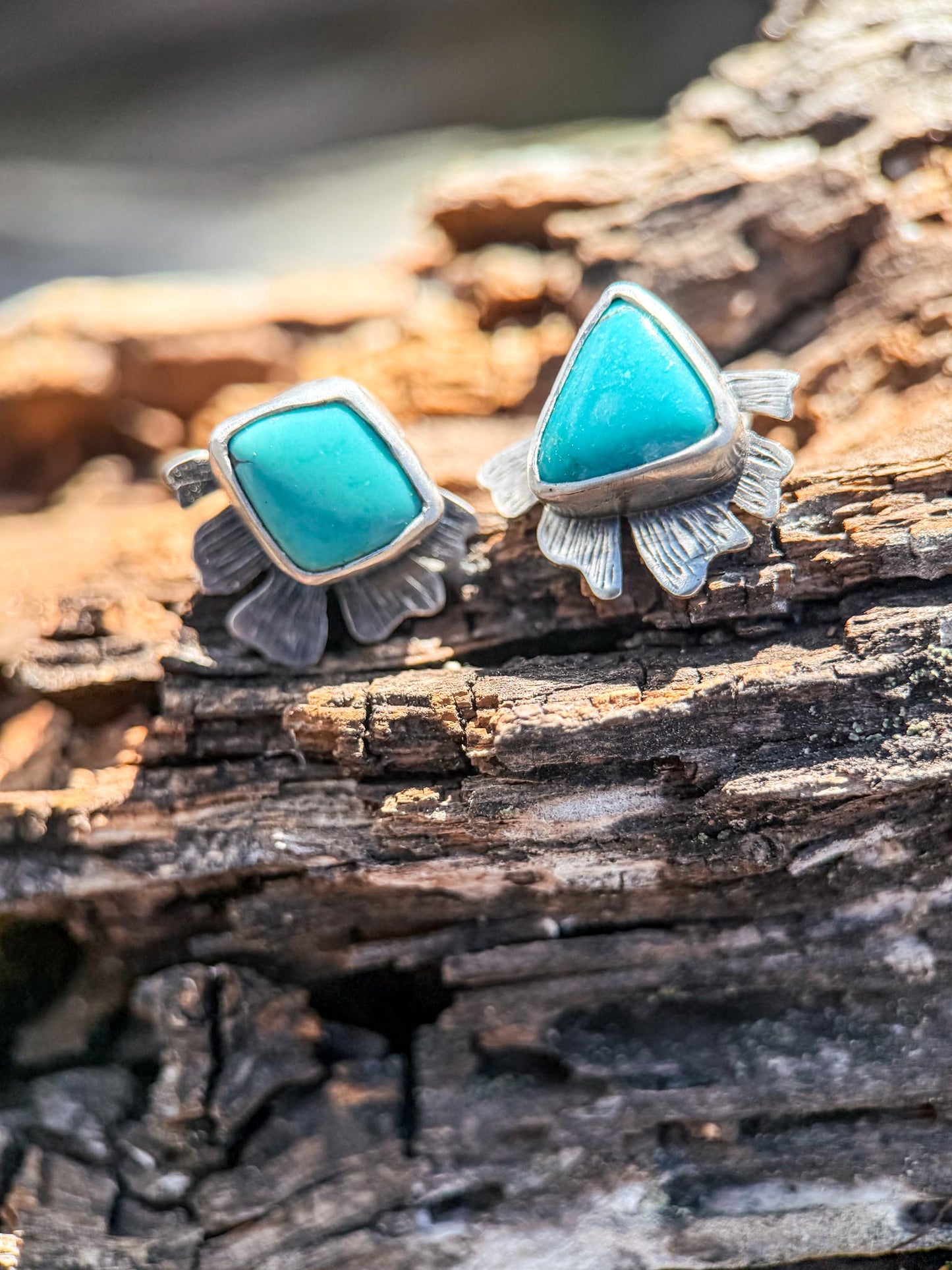 Unfold Studs | Carico Lake Turquoise