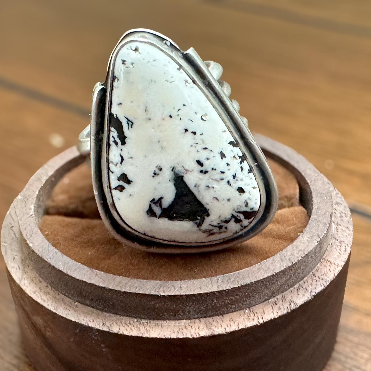 White Buffalo Statement Ring