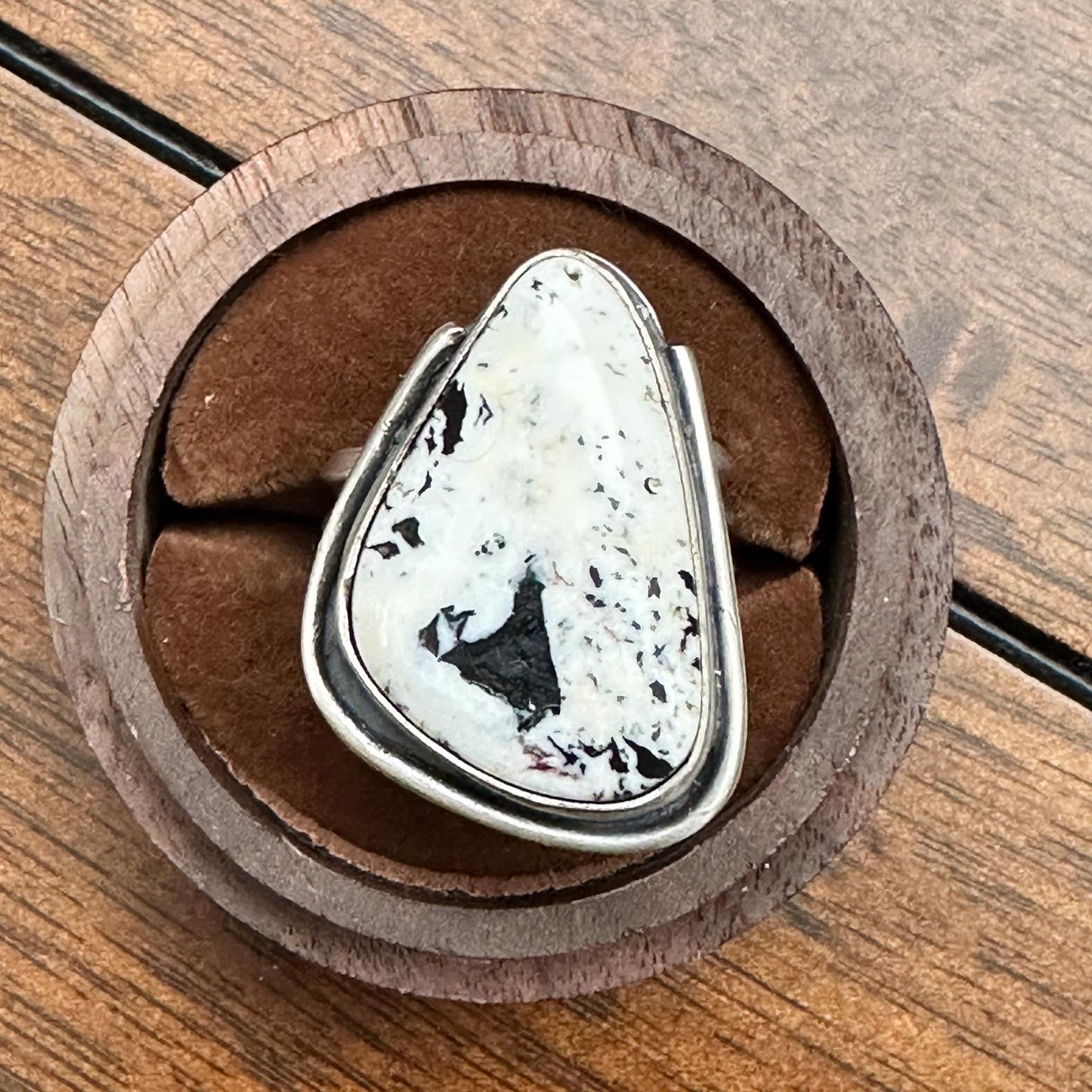 White Buffalo Statement Ring