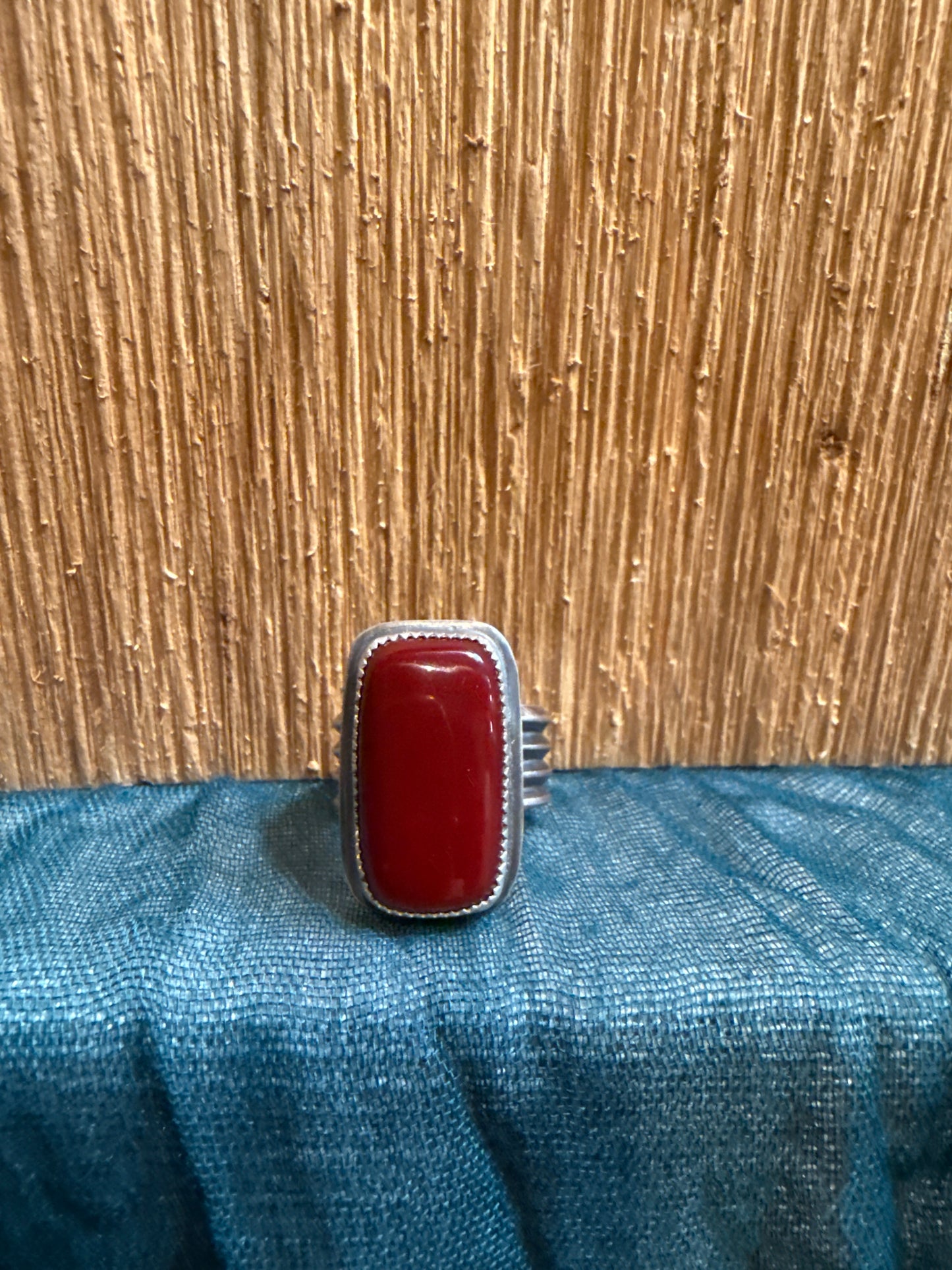 Rosarita Rectangle Ring | Sterling Silver + Rosarita Ring