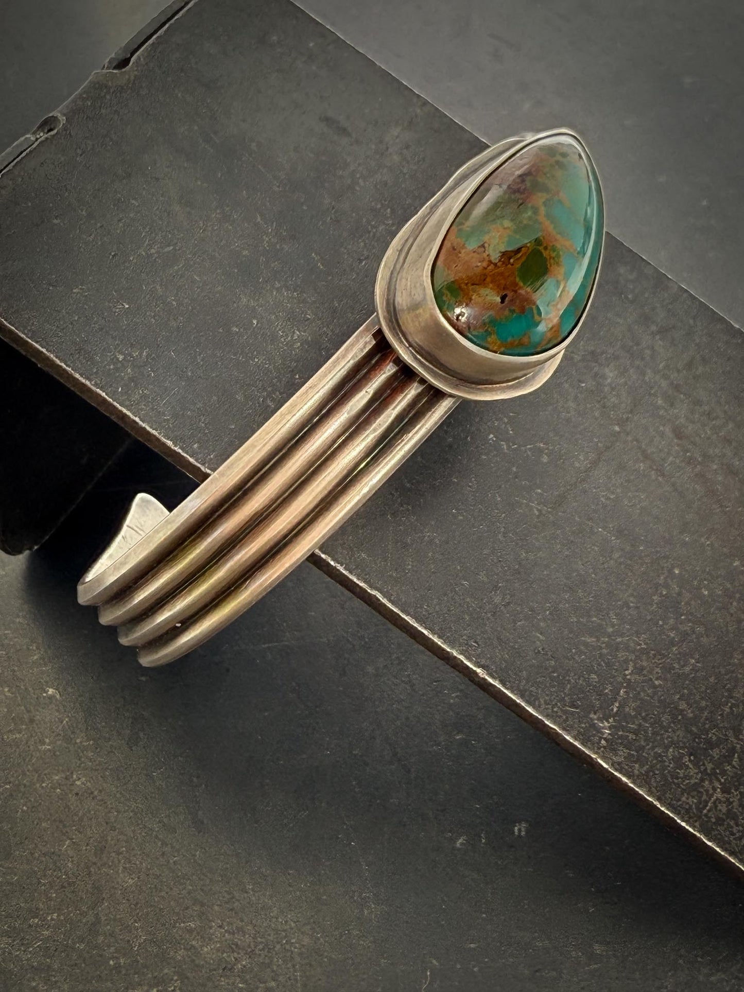 Collector's Royston Turquoise Cuff Bracelet