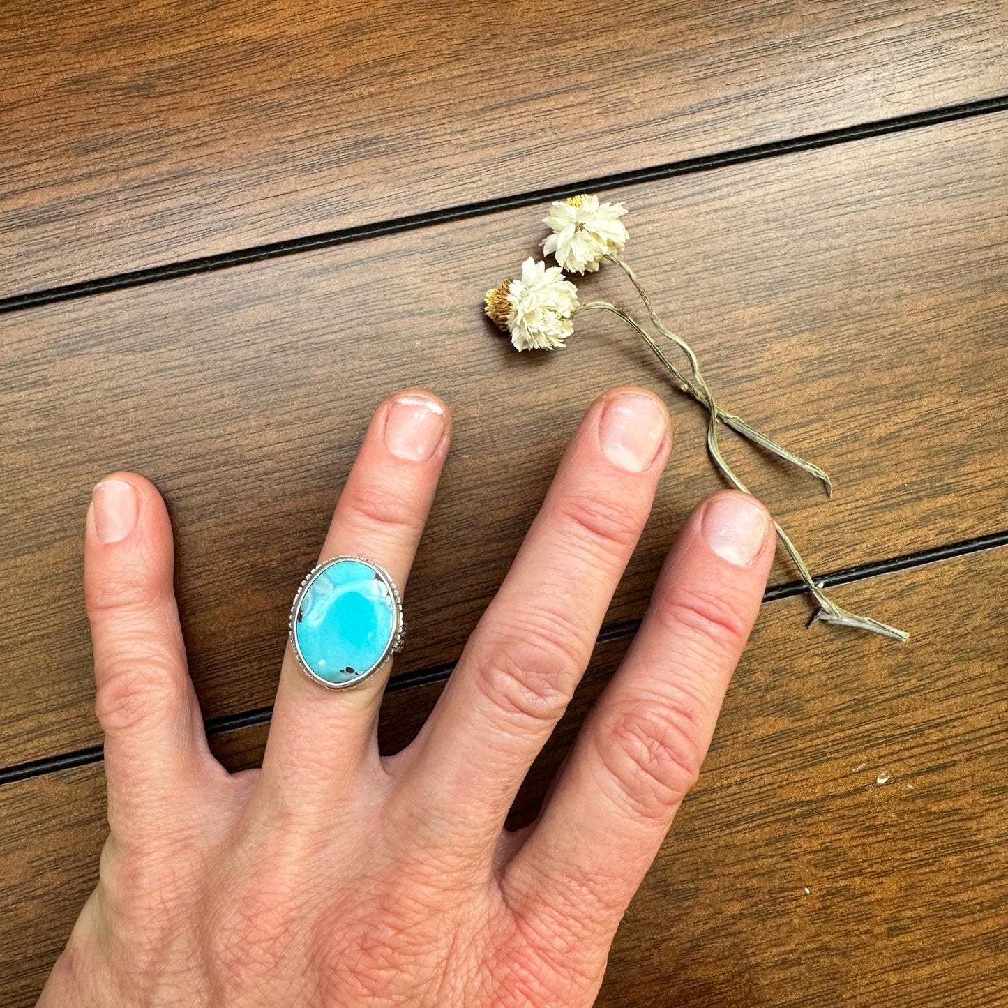 Golden Hill Turquoise Sterling Silver Ring