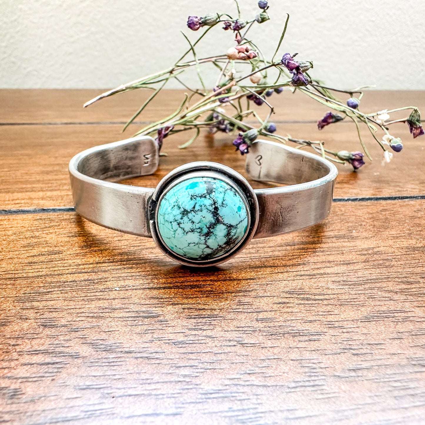 Turquoise Love of Fate Cuff Bracelet