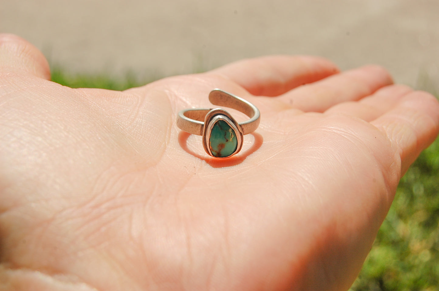 Ocean Dream Sonoran Gold Turquoise Ring