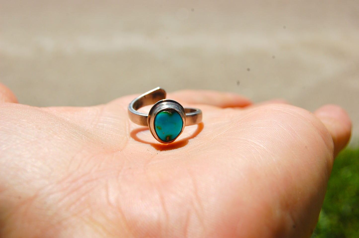 Earthbound Sonoran Gold Turquoise Ring