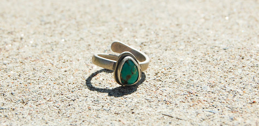 Ocean Dream Sonoran Gold Turquoise Ring