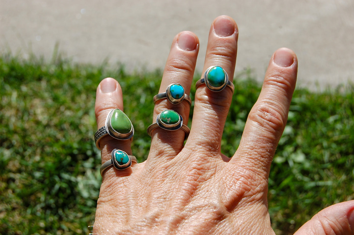 Ocean Dream Sonoran Gold Turquoise Ring