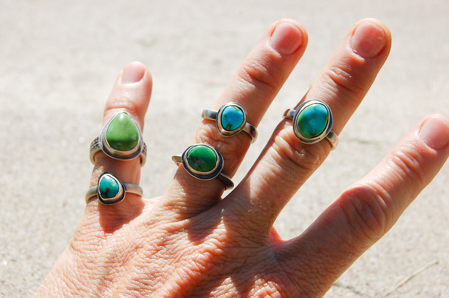 Mama Earth Sonoran Sunrise Turquoise Ring