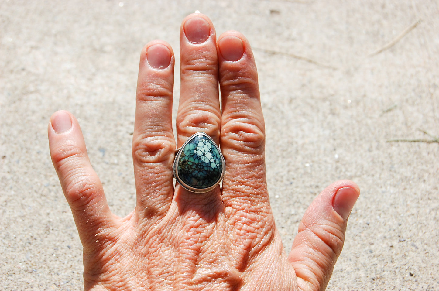 Starfox Variscite Statement Ring