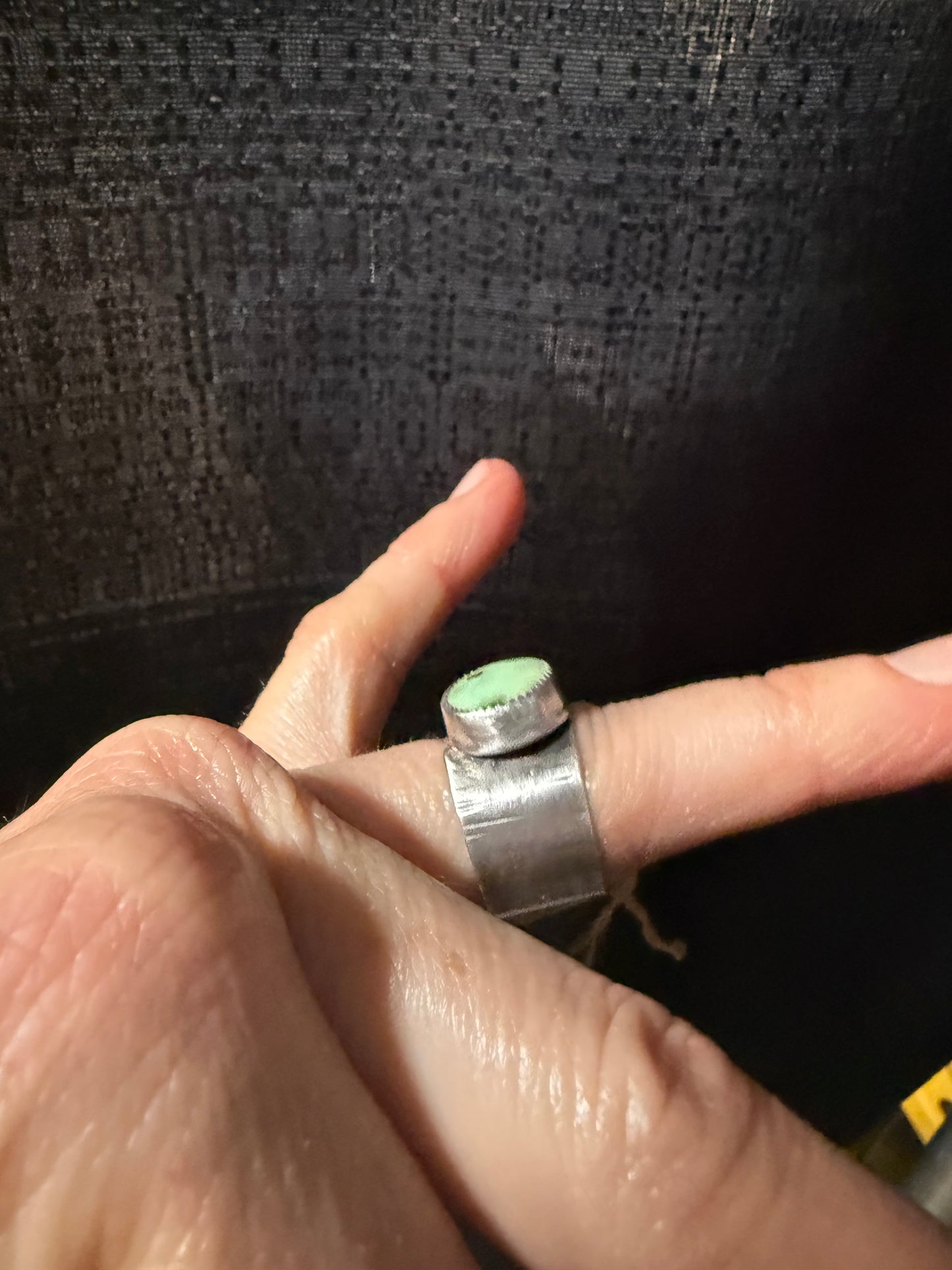 Royston Turquoise Ring | Turquoise Saddle Ring | size 7 3/4 Turquoise Ring