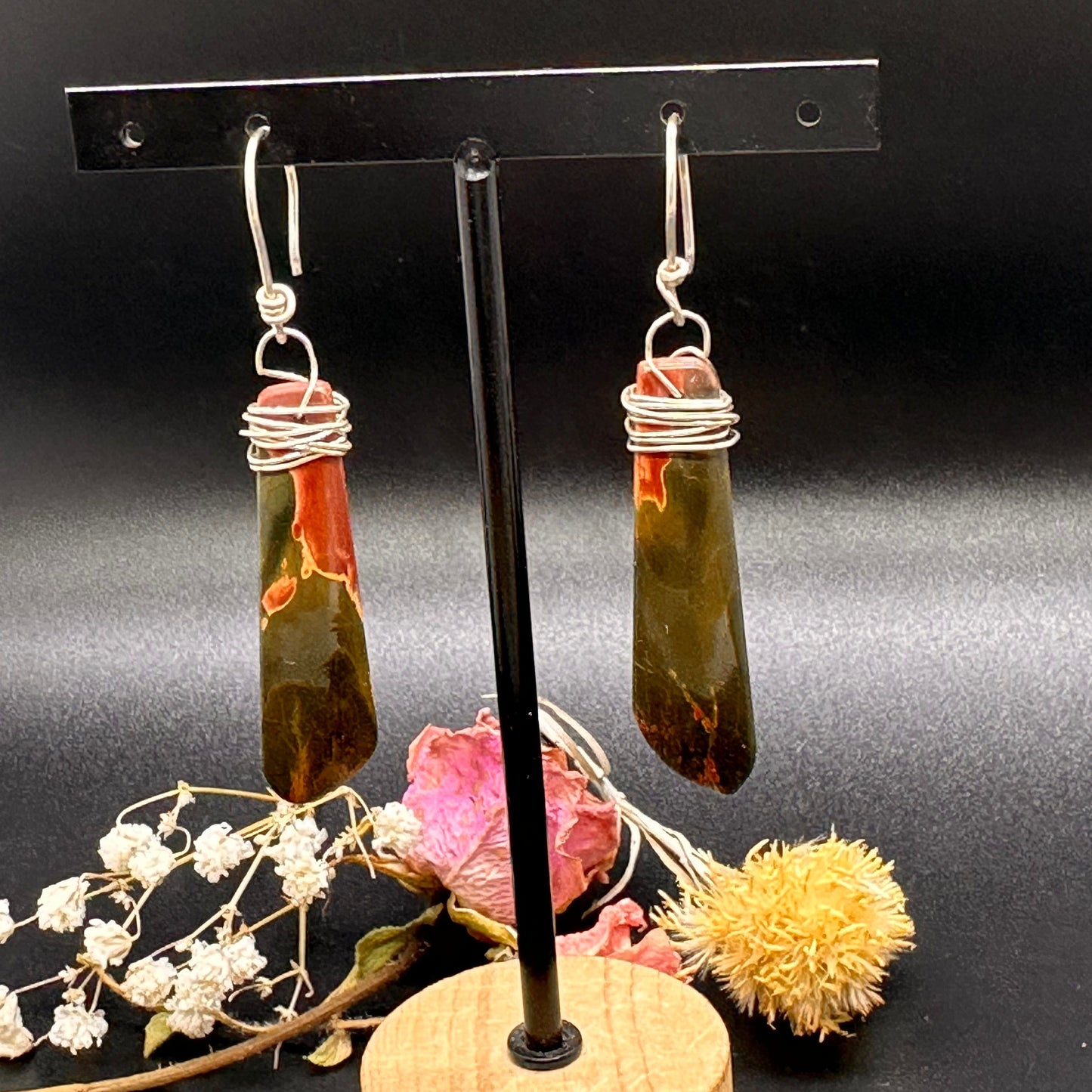 Red Creek Jasper Drop Earrings