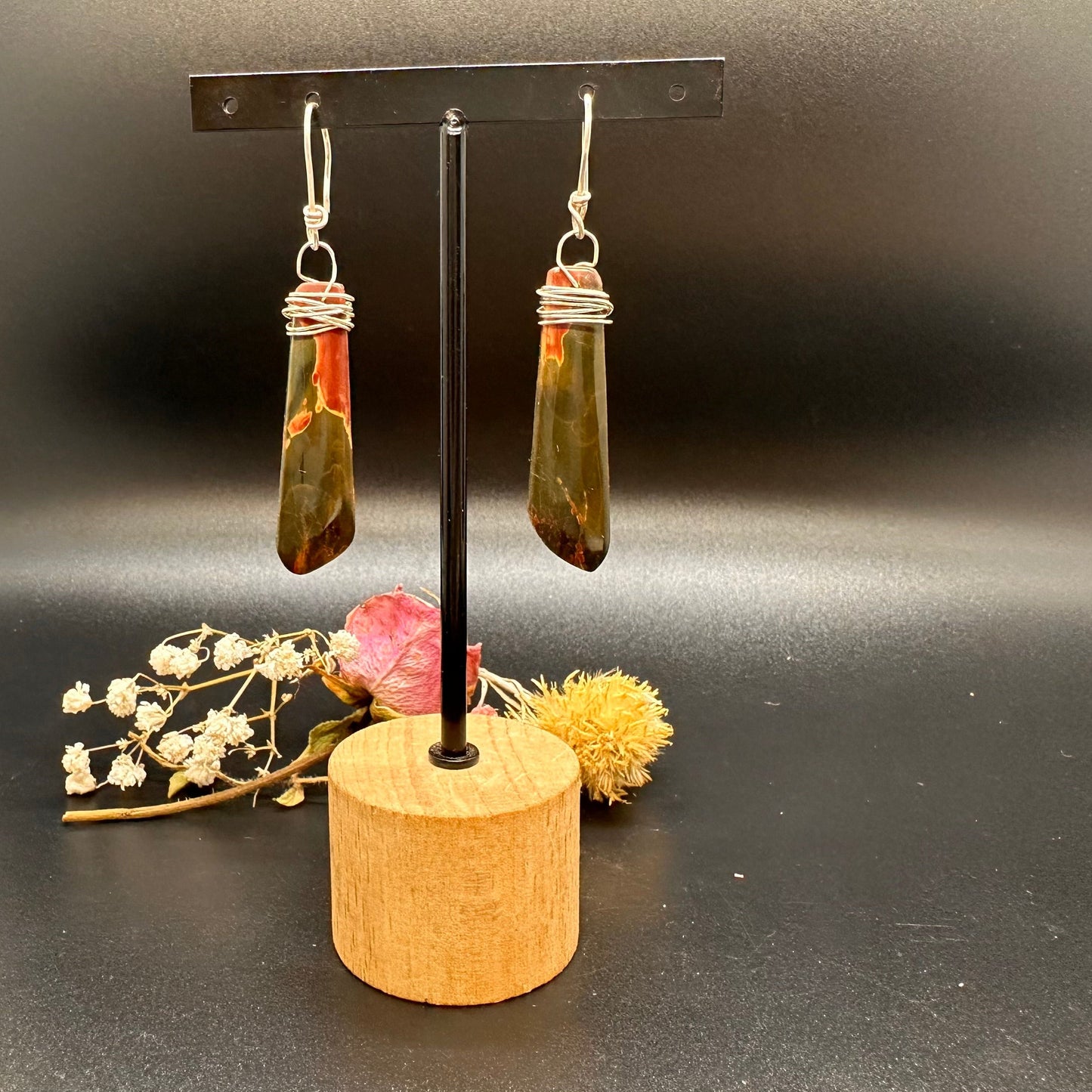 Red Creek Jasper Drop Earrings