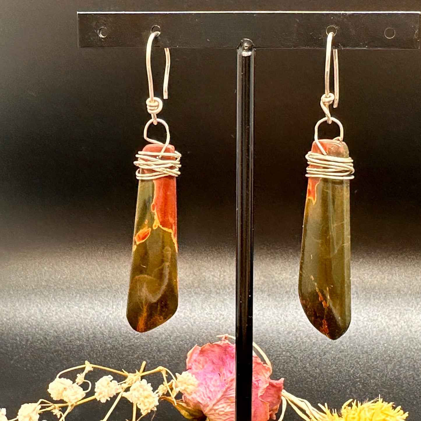 Red Creek Jasper Drop Earrings