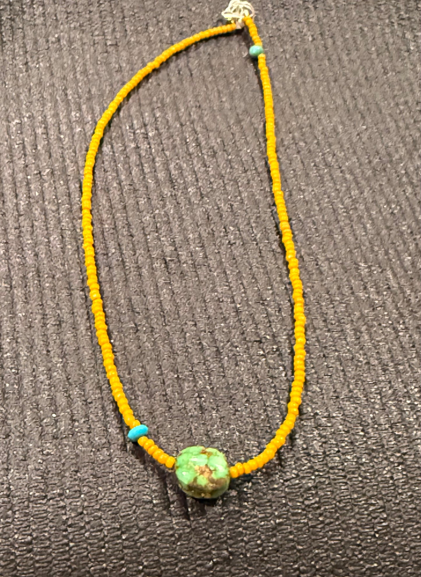 Sonoran Gold Turquoise Beaded Necklace