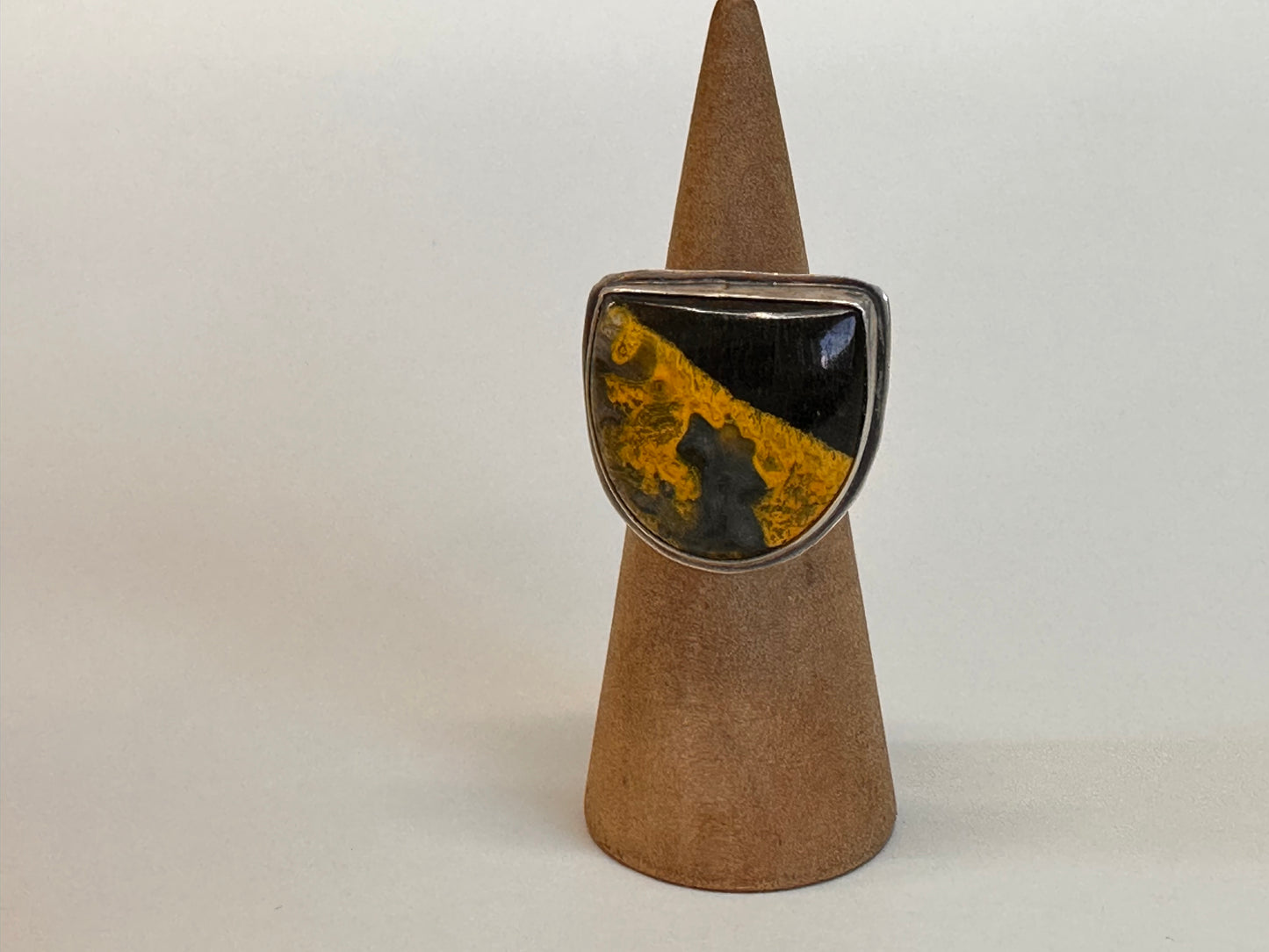 Bumblebee Jasper Warrior Ring