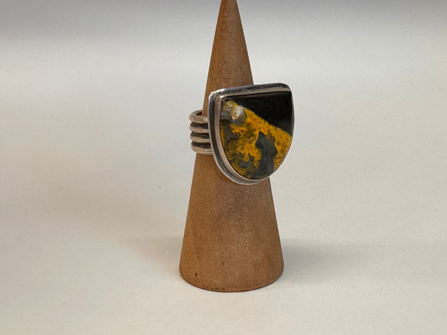 Bumblebee Jasper Warrior Ring