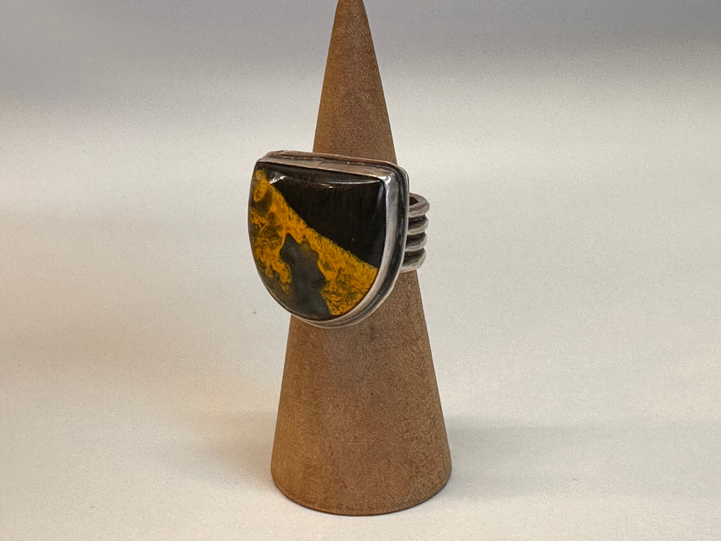 Bumblebee Jasper Warrior Ring