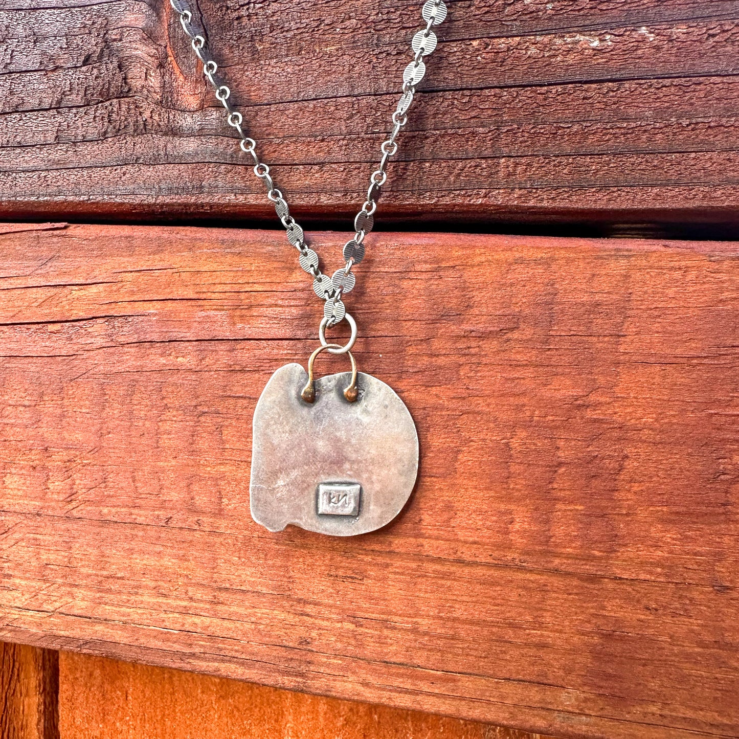 Moonstone and Stars Sterling Silver Necklace