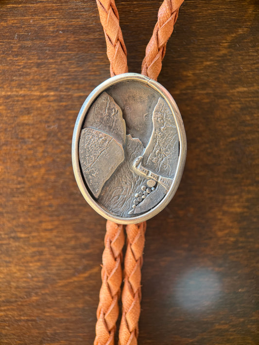 Arkansas River Sterling Silver Bolo Tie