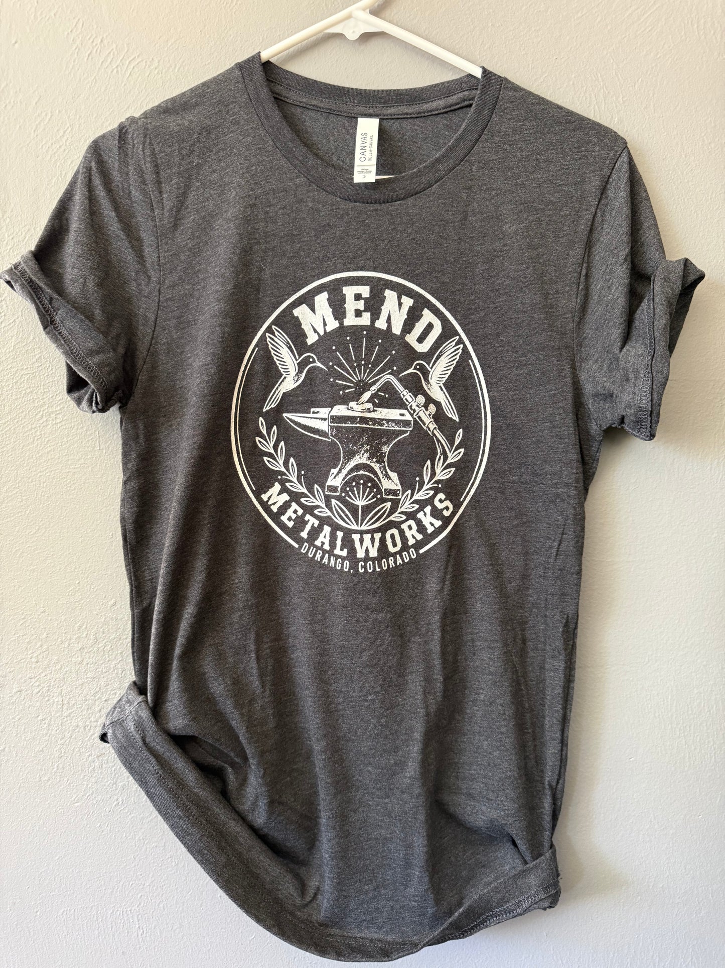 Mend Metalworks Unisex Tee | Heather Charcoal