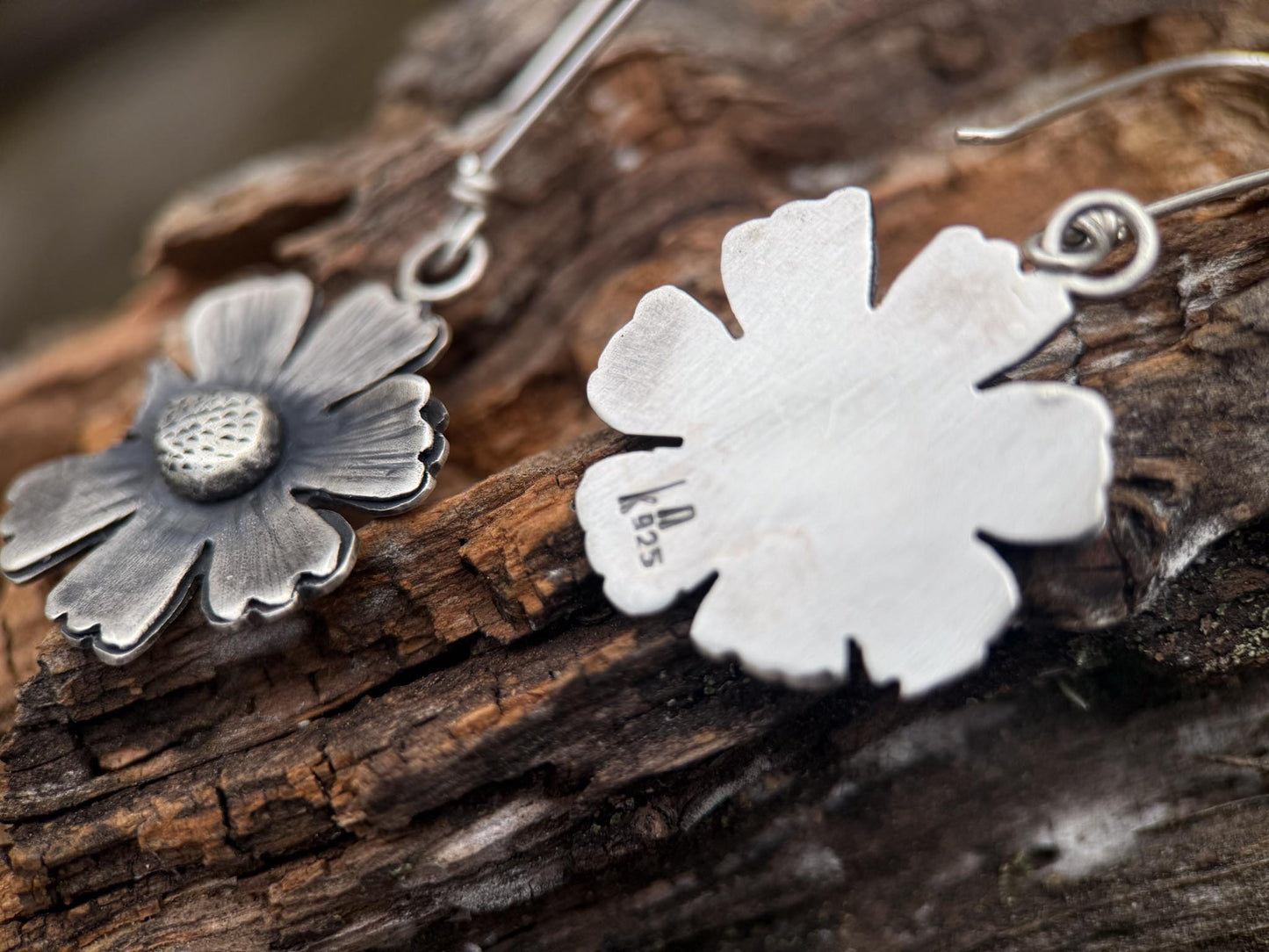 Remains Earrings | Sterling Silver