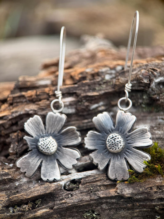 Remains Earrings | Sterling Silver