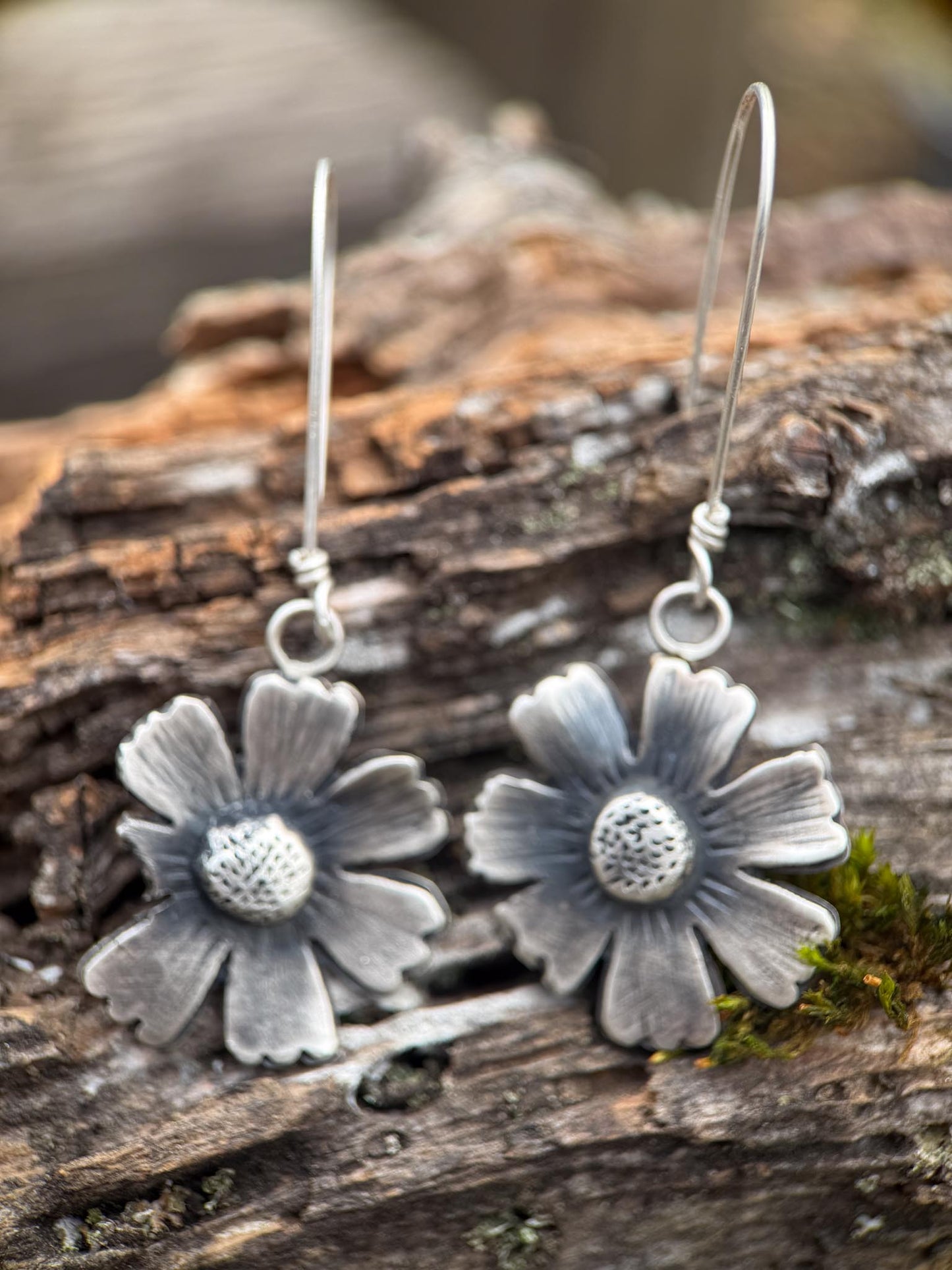 Remains Earrings | Sterling Silver