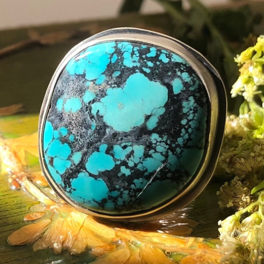 Large Turquoise Statement Ring