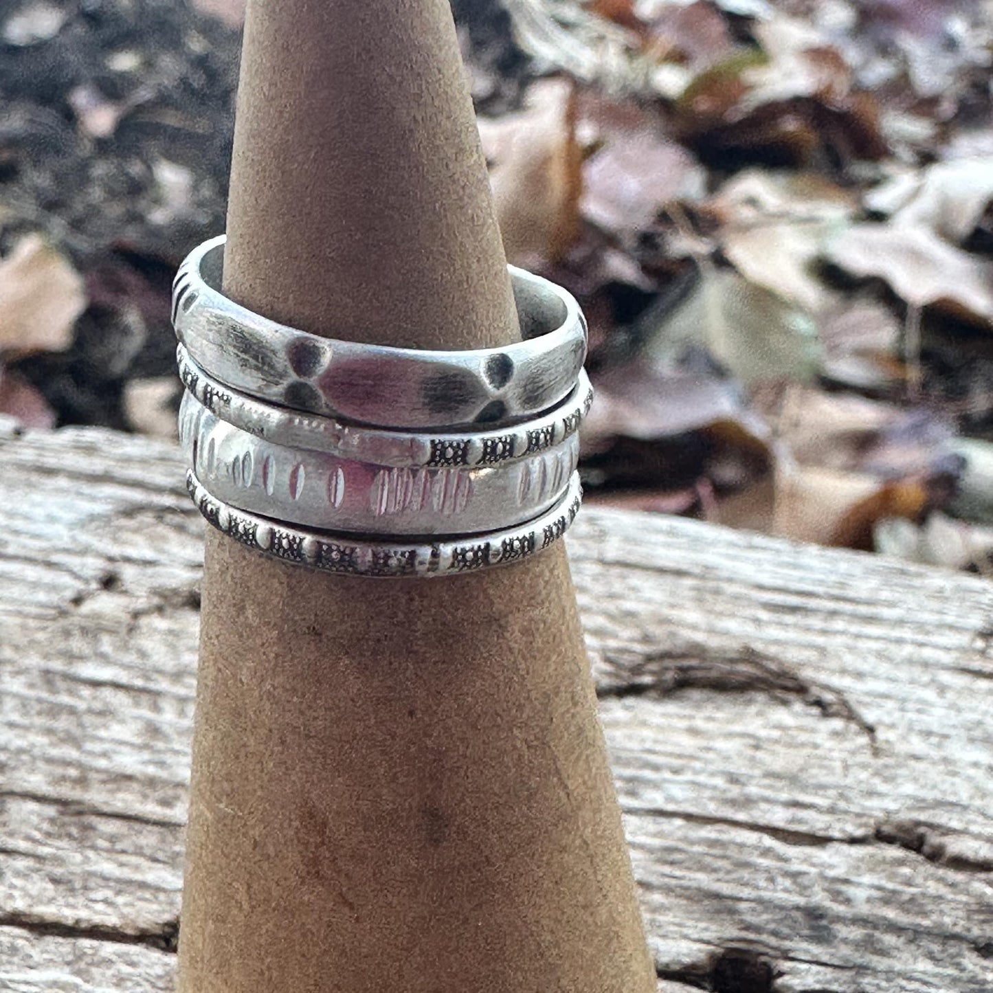 Sterling Silver Stacking Rings size 6.5