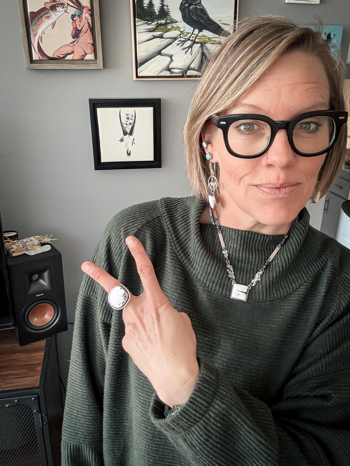 White Buffalo Statement Ring | Stand Collection