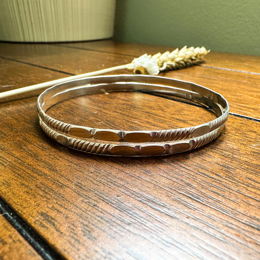 Sterling Silver Bangle Bracelets