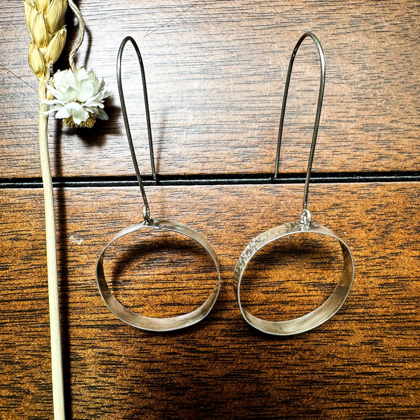 Sterling Silver Wide Hoop