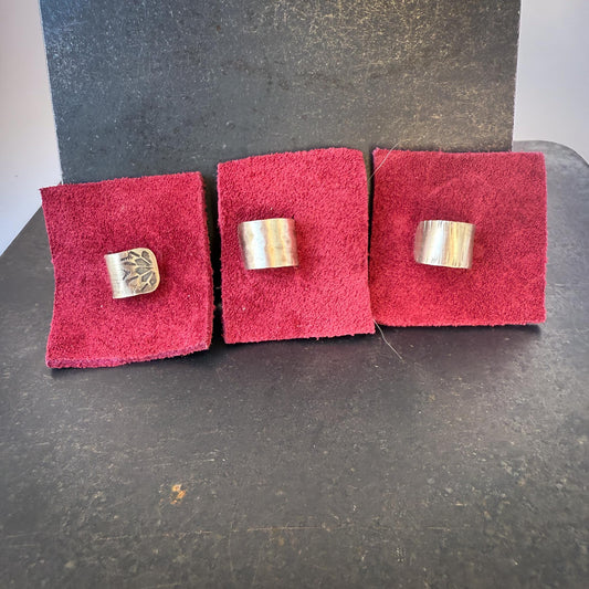 Sterling Silver Ear Cuffs | Handmade Adjustable Cuffs | Small-Batch Artisan Jewelry