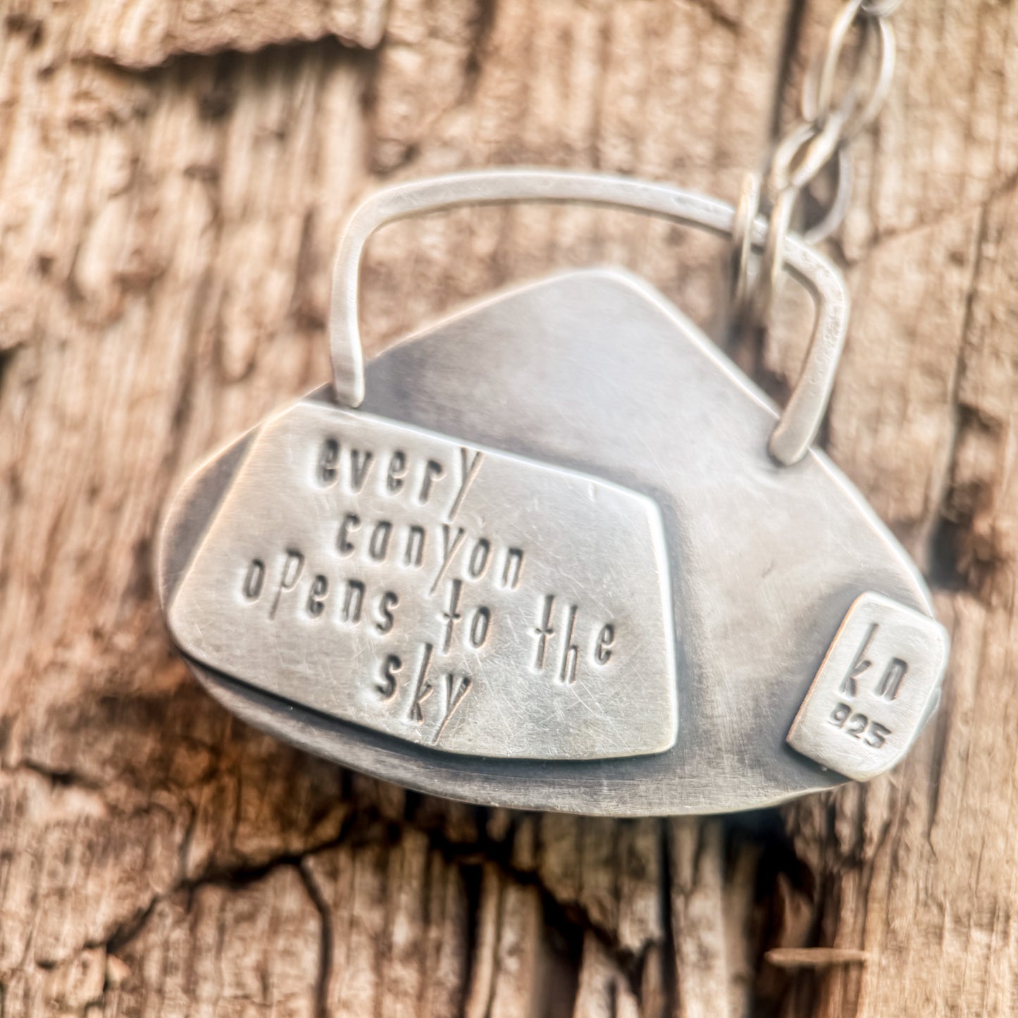 Every Canyon Opens to the Sky | Deschutes Picture Jasper Necklace