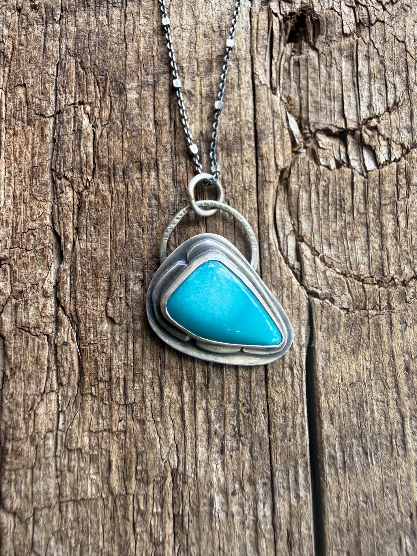 Turquoise Pool Sterling Silver Necklace